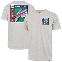 T-shirt Franklin chromé gris Buffalo Bills 1947 pour homme