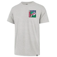Men's '47  Gray Buffalo Bills Chrome Plate Franklin T-Shirt