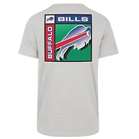 T-shirt Franklin chromé gris Buffalo Bills 1947 pour homme