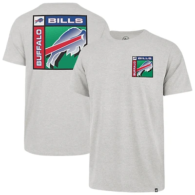 T-shirt Franklin chromé gris Buffalo Bills 1947 pour homme