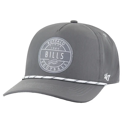 Casquette ajustable Buffalo Bills Suburbia Hitch grise pour homme, modèle 1947