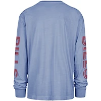 T-shirt à manches longues rétro bleu clair Buffalo Bills '47 pour homme, Cairn Ravine Foundation