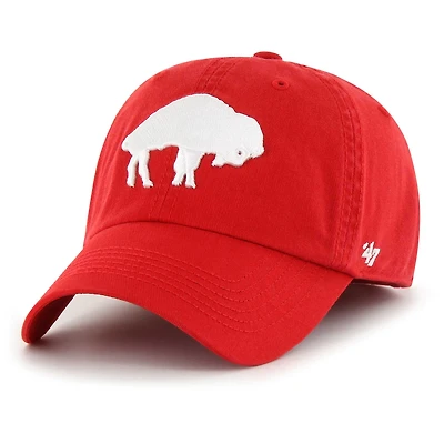 Men's '47 Red Buffalo Bills Gridiron Classics Franchise Fitted Hat