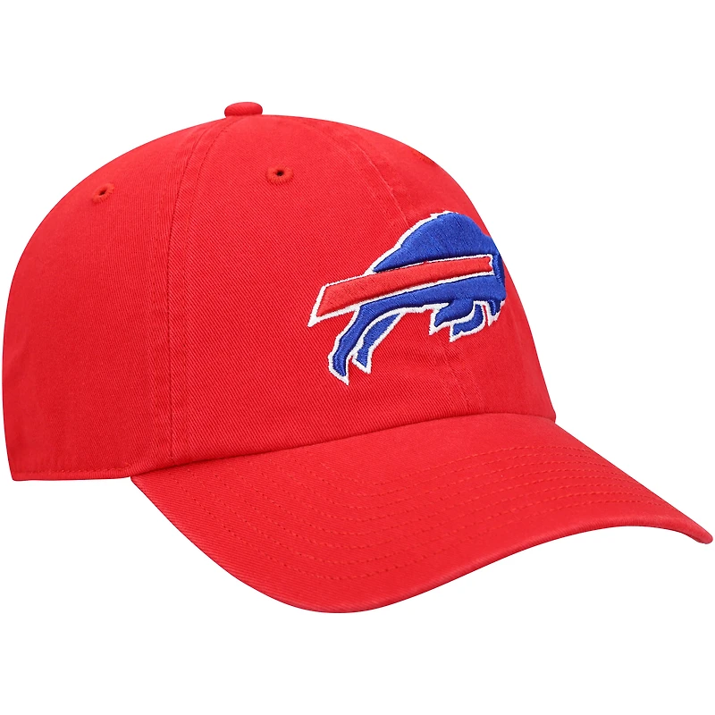 Men's '47 Red Buffalo Bills Secondary Clean Up Adjustable Hat