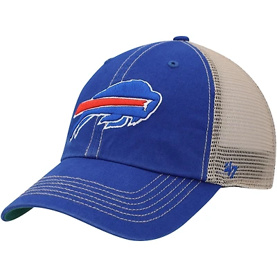 Casquette Snapback Clean Up '47 Royal/Natural Buffalo Bills Team Trawler Trucker pour hommes