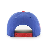 Men's '47 Royal/Red Buffalo Bills Crosstown Two-Tone Hitch Adjustable Hat