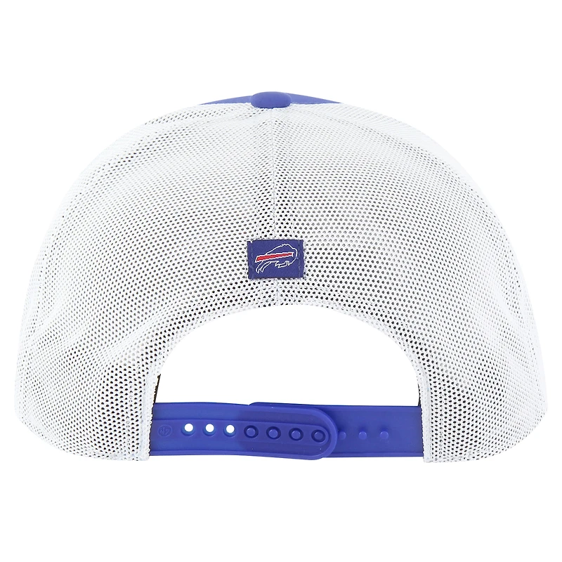 Casquette ajustable Buffalo Bills Downburst Relaxed Hitch Trucker pour homme, modèle Royal/White '47
