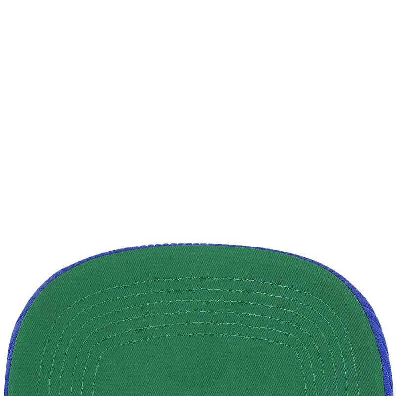Men's '47  Royal Buffalo Bills Double Header Mesh Adjustable Hitch Hat