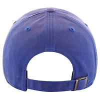 Men's '47  Royal Buffalo Bills Dusted Relaxed Clean Up Adjustable Hat