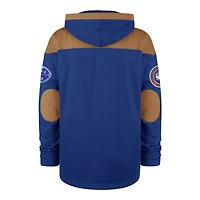 Men's '47  Royal Buffalo Bills Golden Age Wingback Lacer Hoodie