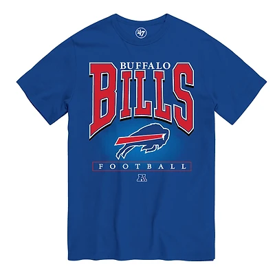 Men's '47  Royal Buffalo Bills Hot Corner T-Shirt