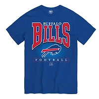 Men's '47  Royal Buffalo Bills Hot Corner T-Shirt