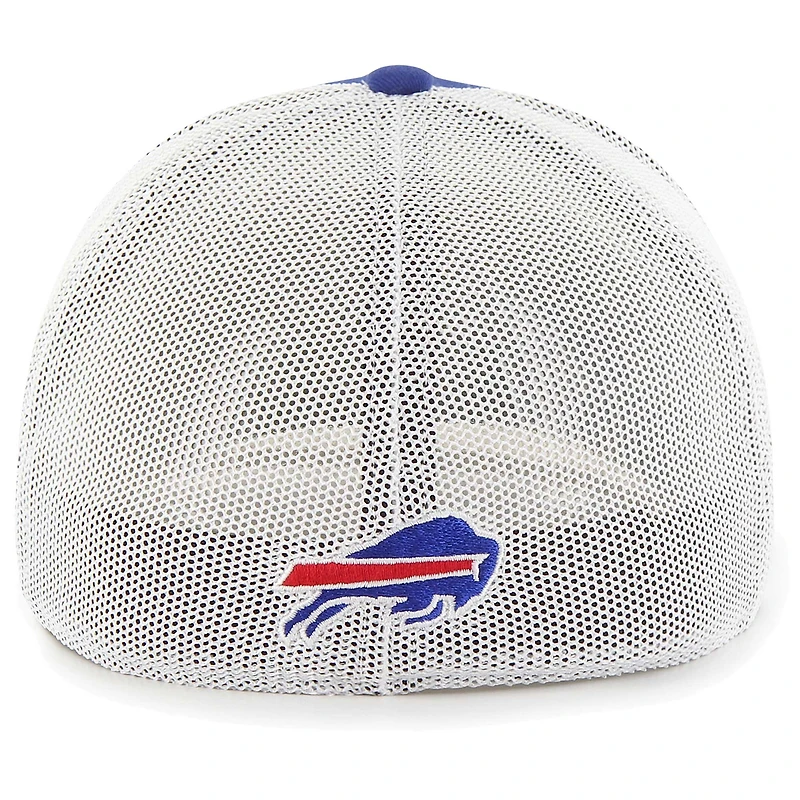 Men's '47 Royal Buffalo Bills Leather Head Flex Hat