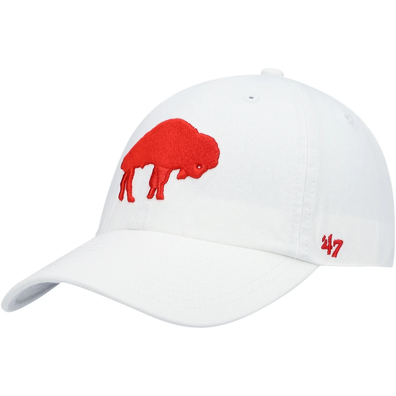 Casquette ajustable « Clean Up » blanche Buffalo Bills '47 pour homme