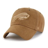 Men's Carhartt x '47 Brown Buffalo Bills Dyed Clean Up Adjustable Hat