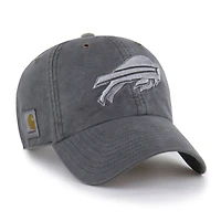 Men's Carhartt x '47 Charcoal Buffalo Bills Dyed Clean Up Adjustable Hat