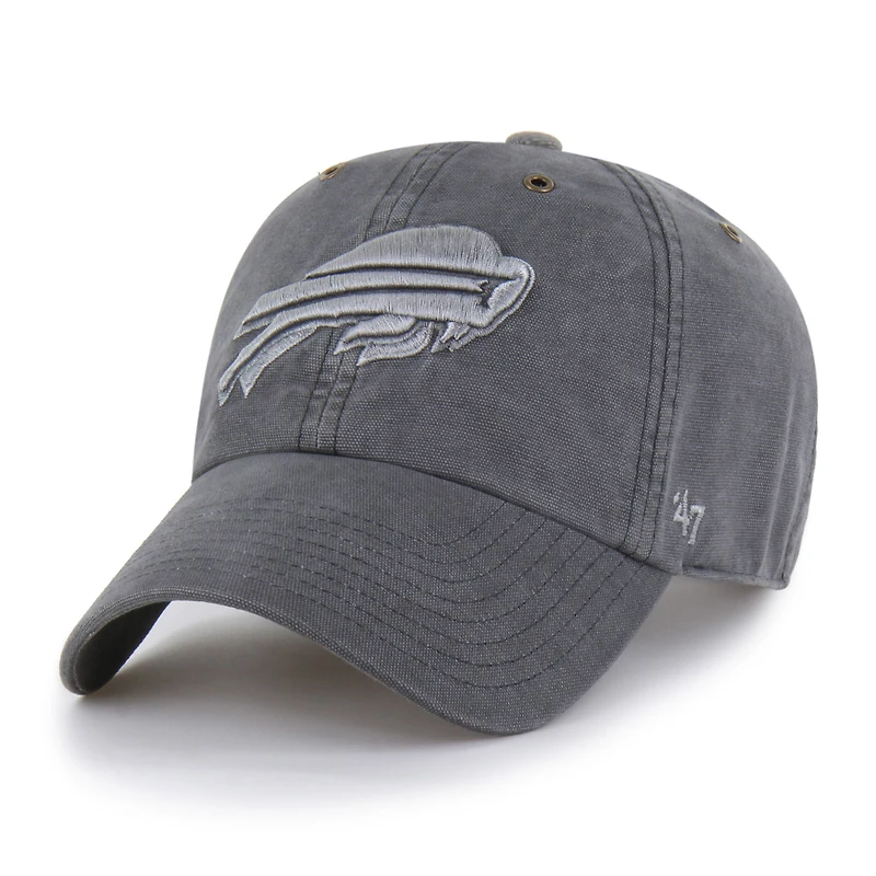 Men's Carhartt x '47 Charcoal Buffalo Bills Dyed Clean Up Adjustable Hat