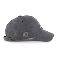Casquette ajustable Carhartt x '47 Charcoal Buffalo Bills Dyed Clean Up pour homme