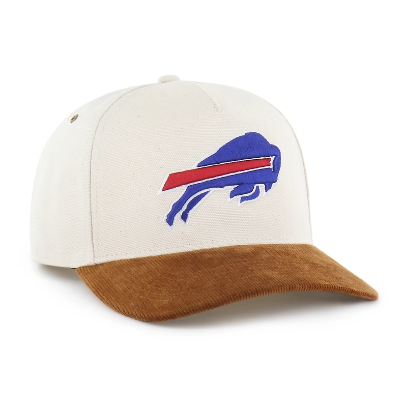 Men's Carhartt x '47 Natural/Brown Buffalo Bills Undyed Relaxed Hitch Adjustable Hat