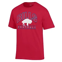 Men's Champion Red Buffalo Bills Jersey T-Shirt