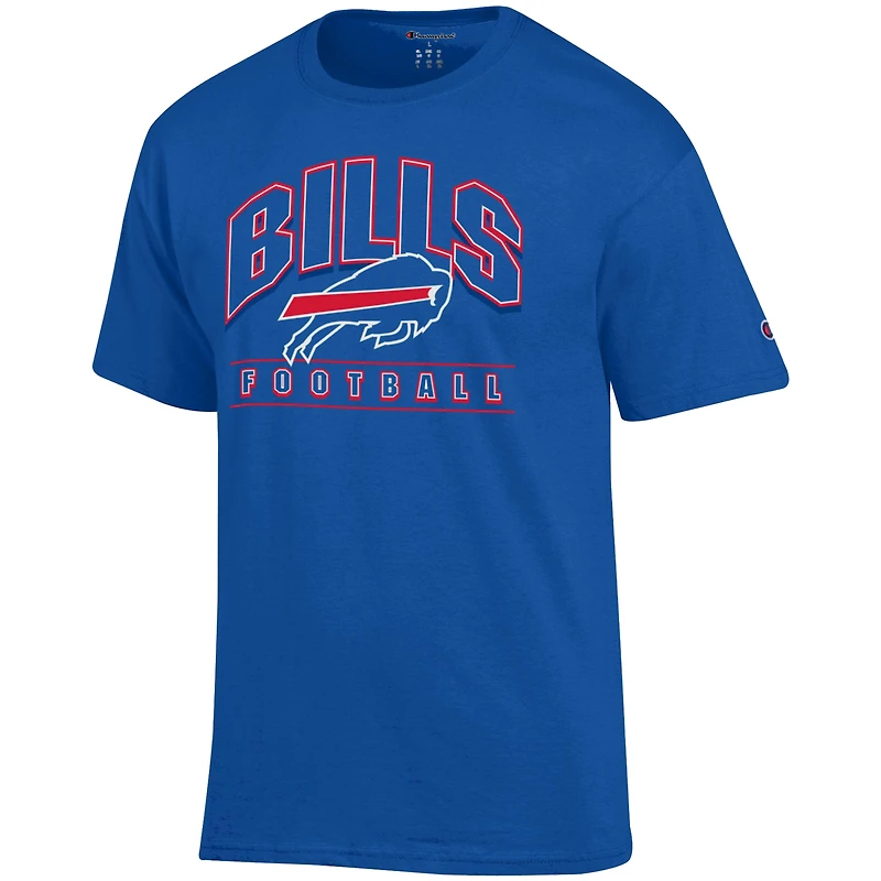 Men's Champion Royal Buffalo Bills Football T-Shirt