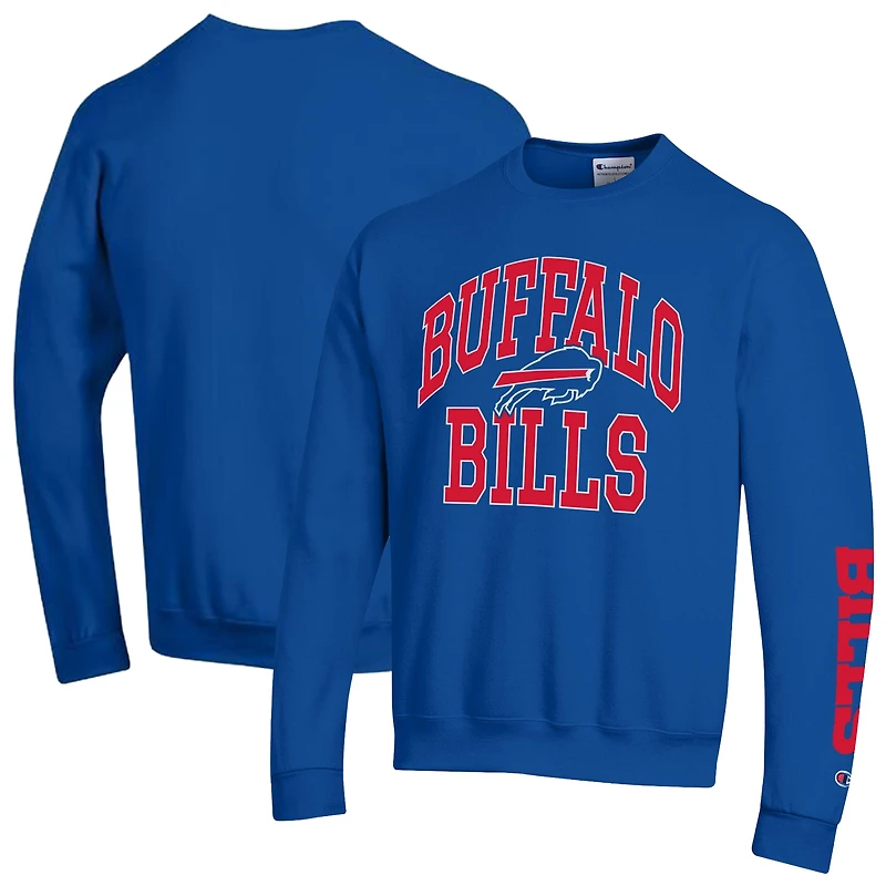 Men's Champion  Royal Buffalo Bills Powerblend Fleece Sweatshirt