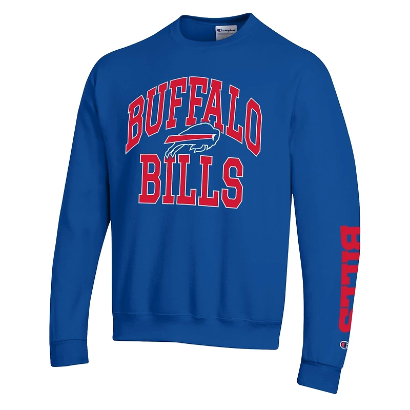 Men's Champion  Royal Buffalo Bills Powerblend Fleece Sweatshirt