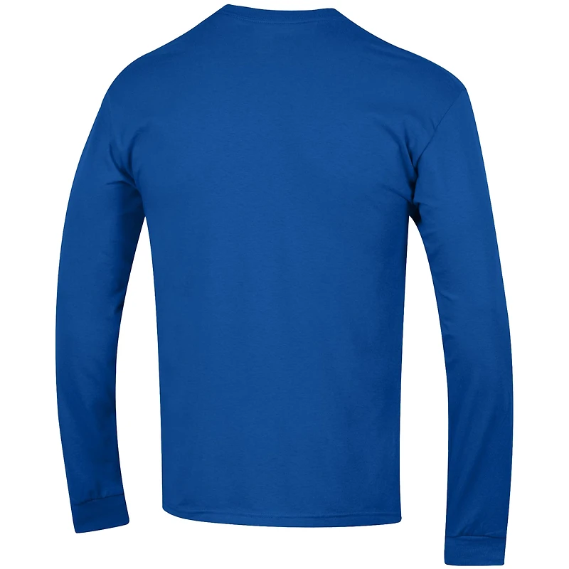 Men's Champion  Royal Buffalo Bills Seal Long Sleeve T-Shirt