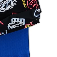 Men's Chubbies Black Buffalo Bills The Neon 5.5" Classic Lined Swim Trunks