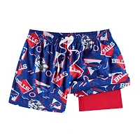 Short de bain doublé classique pour homme Chubbies Blue Buffalo Bills Game Day Fit