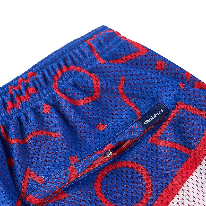 Men's Chubbies Navy Buffalo Bills Mesh Shorts