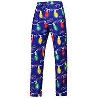 Ensemble t-shirt à manches longues et pantalon en tricot raglan Garland de Concepts Sport Royal Buffalo Bills pour hommes