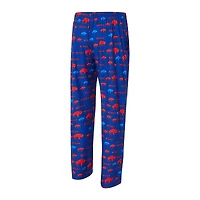 Men's Concepts Sport Royal Buffalo Bills Retro Mosaic Allover Print Knit Pants