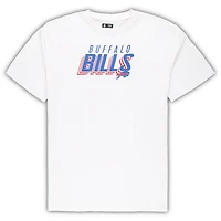 Men's Concepts Sport White/Charcoal Buffalo Bills Big & Tall T-Shirt and Shorts Set