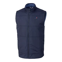 Gilet coupe-vent hybride furtif entièrement zippé pour homme, bleu marine, des Buffalo Bills, de grande taille