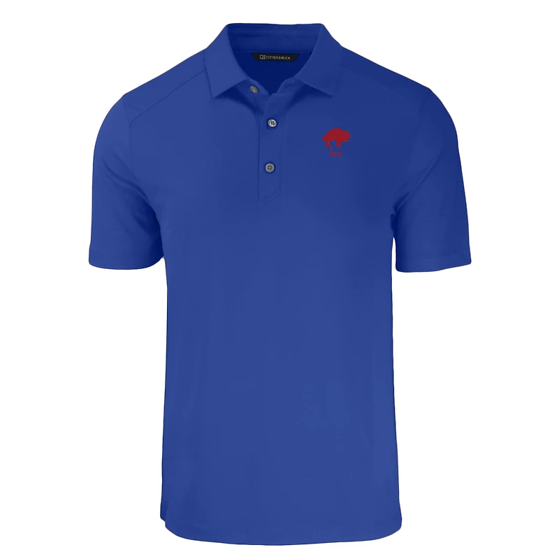 Polo recyclé extensible et rétro Forge pour homme, Cutter & Buck Royal Buffalo Bills