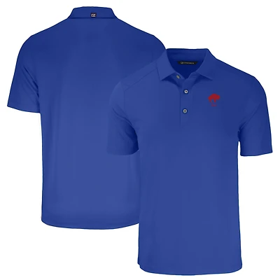 Polo recyclé extensible et rétro Forge pour homme, Cutter & Buck Royal Buffalo Bills