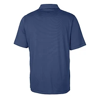 Men's Cutter & Buck Royal Buffalo Bills Throwback Logo Big Tall Forge Pencil Stripe Stretch Polo