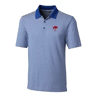 Men's Cutter & Buck Royal Buffalo Bills Throwback Logo Big Tall Forge Tonal Stripe Stretch Polo