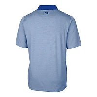 Men's Cutter & Buck Royal Buffalo Bills Throwback Logo Big Tall Forge Tonal Stripe Stretch Polo