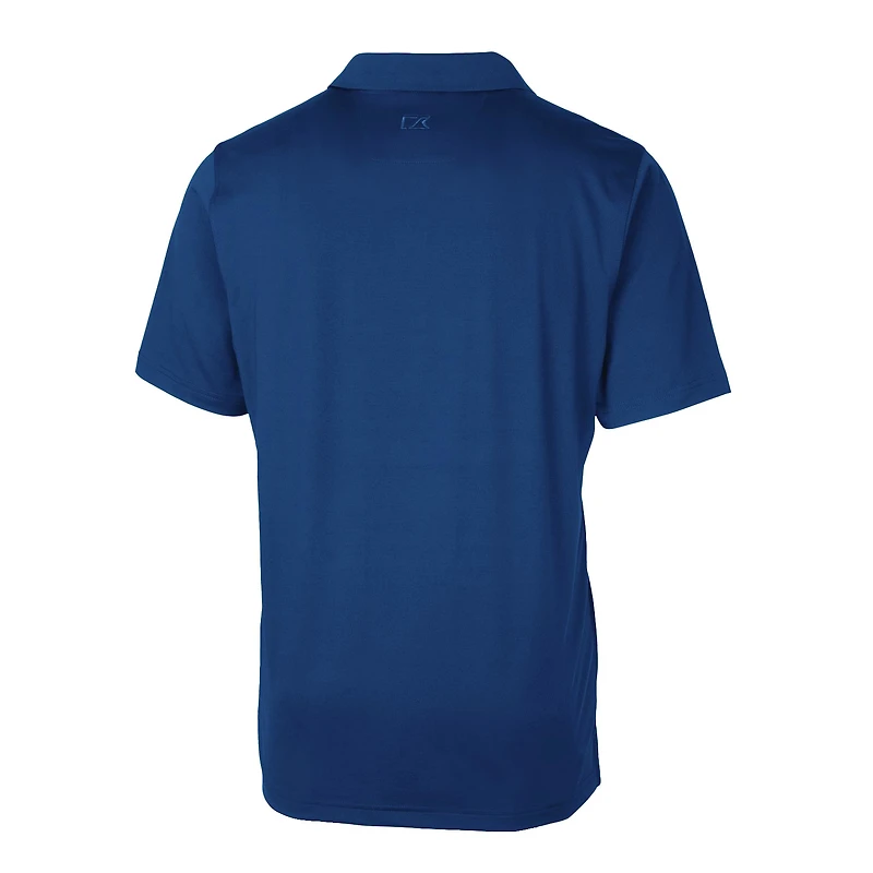 Men's Cutter & Buck Royal Buffalo Bills Throwback Logo Forge Stretch Polo