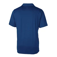 Men's Cutter & Buck Royal Buffalo Bills Throwback Logo Forge Stretch Polo