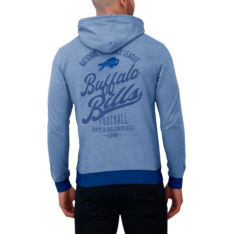 Sweat à capuche en tricot ton sur pour homme de la collection Darius Rucker Fanatics Royal Buffalo Bills
