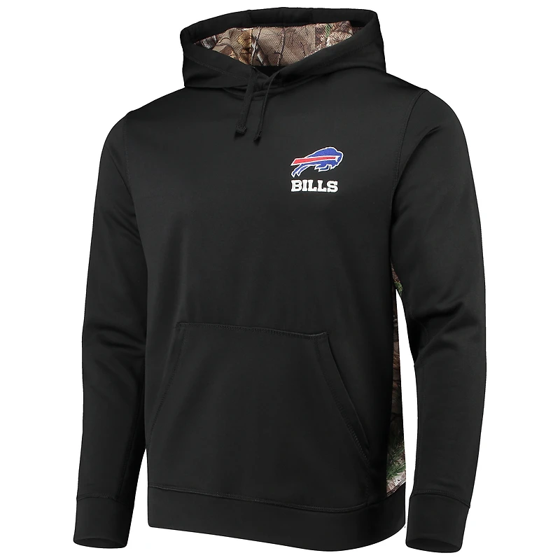 Men's Dunbrooke Black/Realtree Camo Buffalo Bills Logo Ranger Pullover Hoodie
