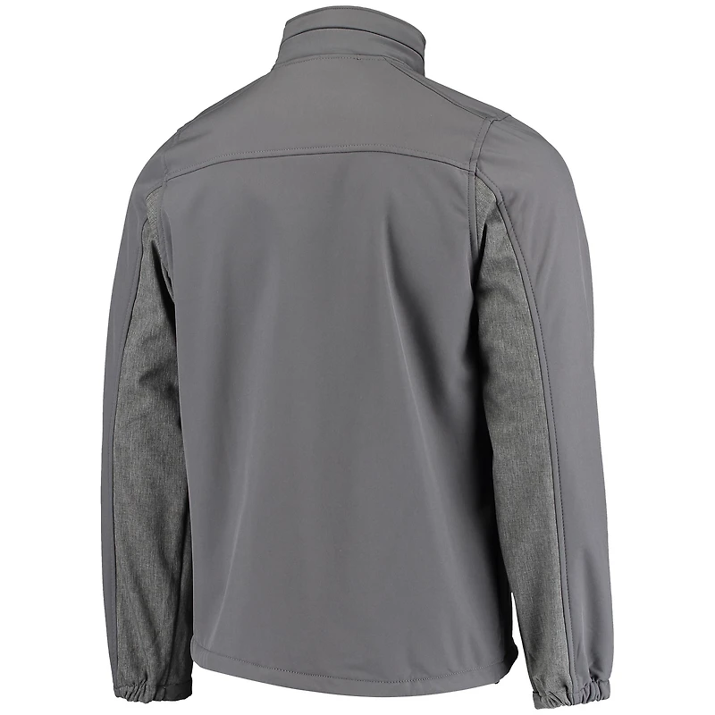 Men's Dunbrooke Graphite Buffalo Bills Circle Zephyr Softshell Full-Zip Jacket