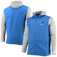 Blouson à capuche glissière intégrale Buffalo Bills Tailles Big & Tall Alpha Dunbrooke Royal/Gris pour hommes