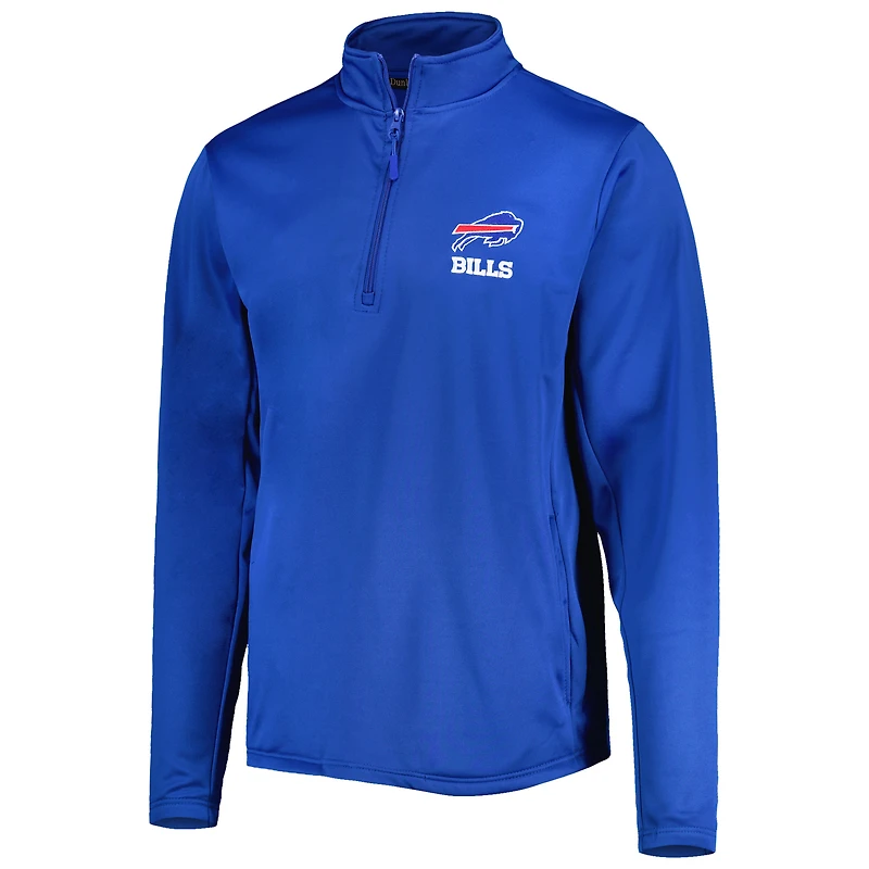 Men's Dunbrooke Royal Buffalo Bills All-Star Tech Quarter-Zip Top