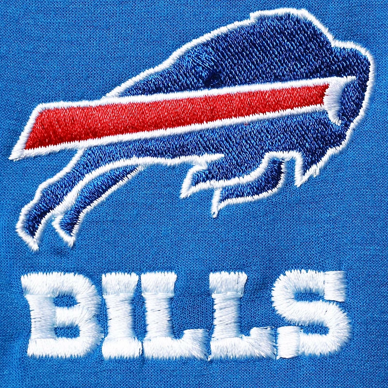 Sweat à capuche raglan Dunbrooke Royal Buffalo Bills Shag Tri-Blend Full-Zip pour homme