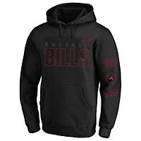 Men's Fanatics  Black Buffalo Bills Big & Tall Fleece Pullover Hoodie