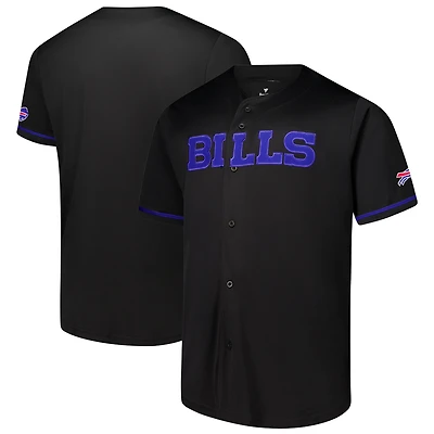 Maillot à boutons complets Pop Buffalo Bills noir Fanatics pour hommes